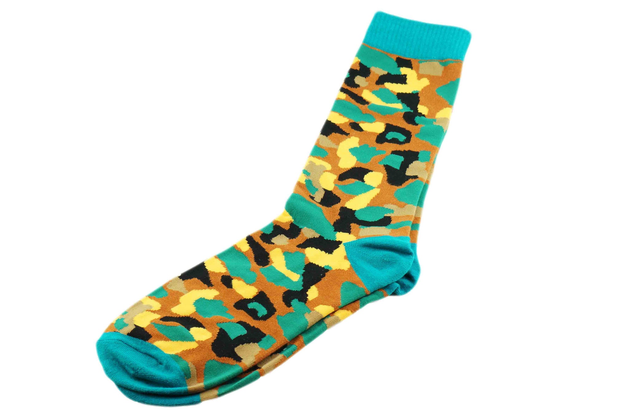 Turquoise Brown Camo Men's Socks – Aristocrats Bows N Ties