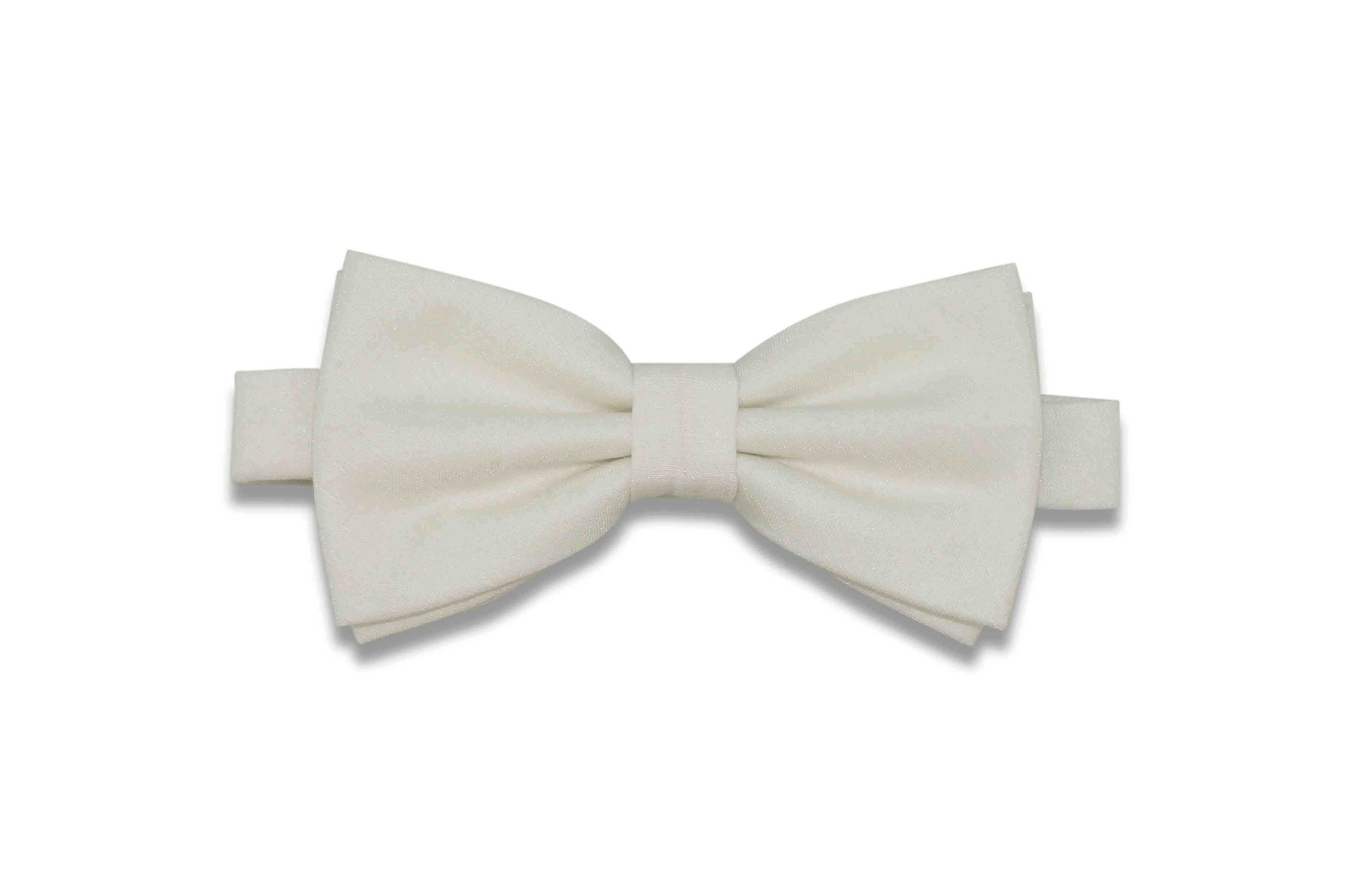 White Textured Linen Bow Tie – Aristocrats Bows N Ties