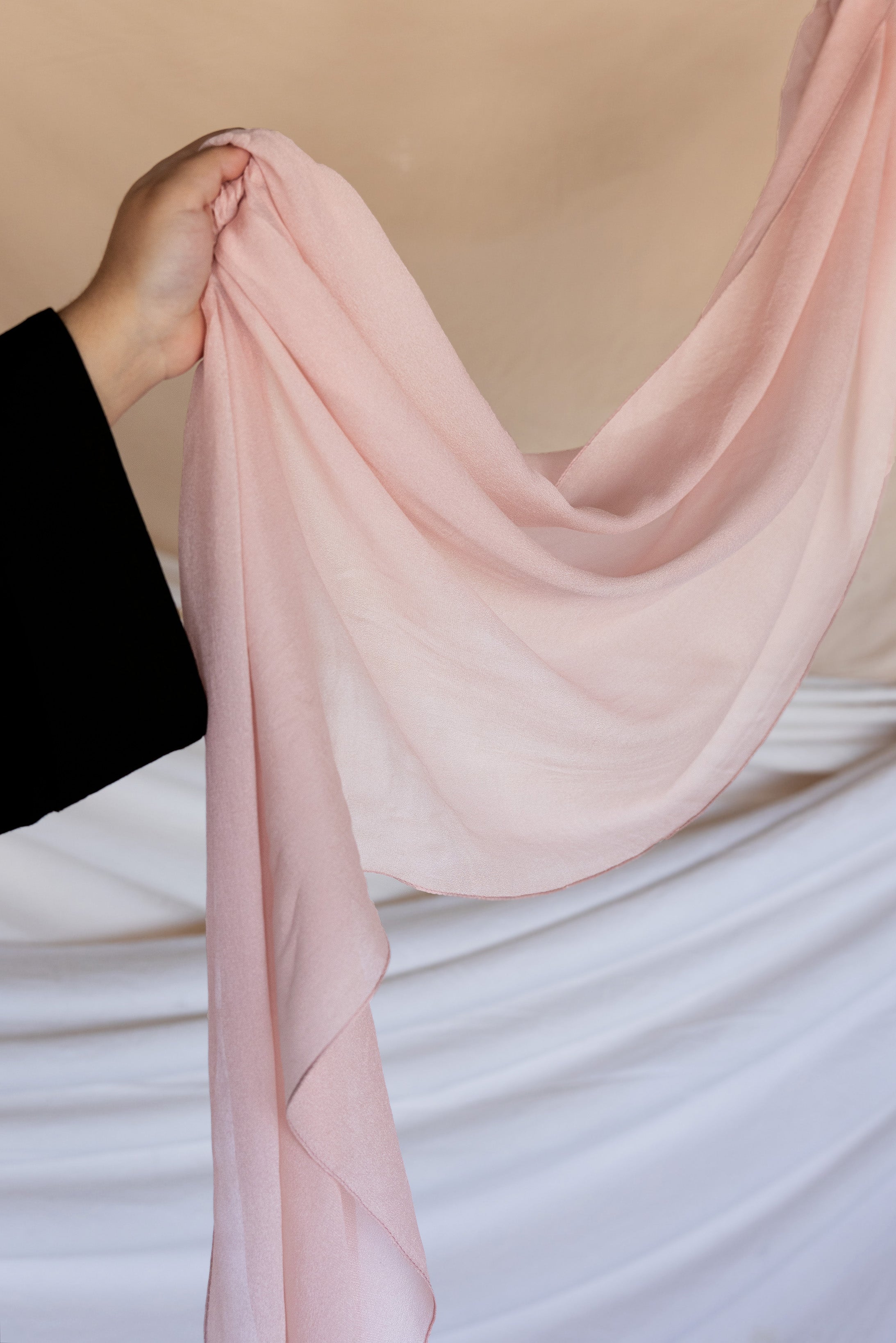 Precious Pearl Silk Chiffon Hijab- Fashion Forward Scarves