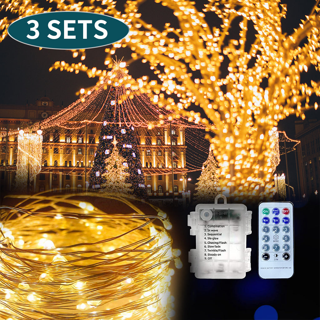 battery operated outdoor christmas lights with remote