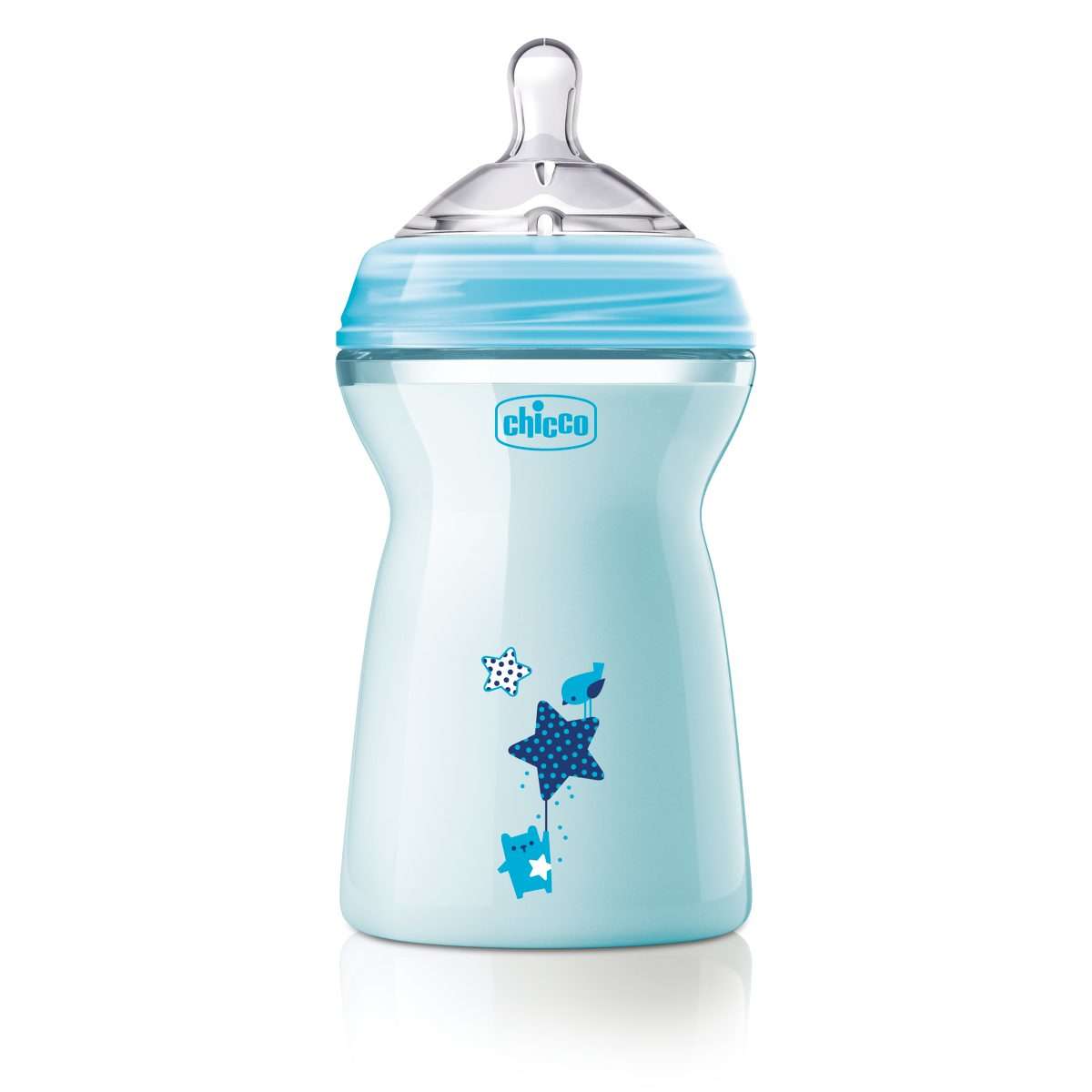 Biberon Mam 330 ml Blu Mare Delfini 6+ Mesi Easy Active Flusso Pappa X