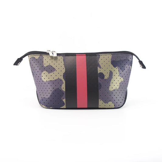 Green Camo with Neon Orange/Lavender Stripe Neoprene Tote bag 🧡💜 – Peace  Love Fashion Wholesale