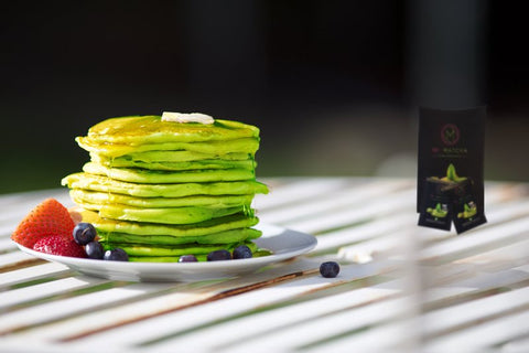 matcha pannenkoeken