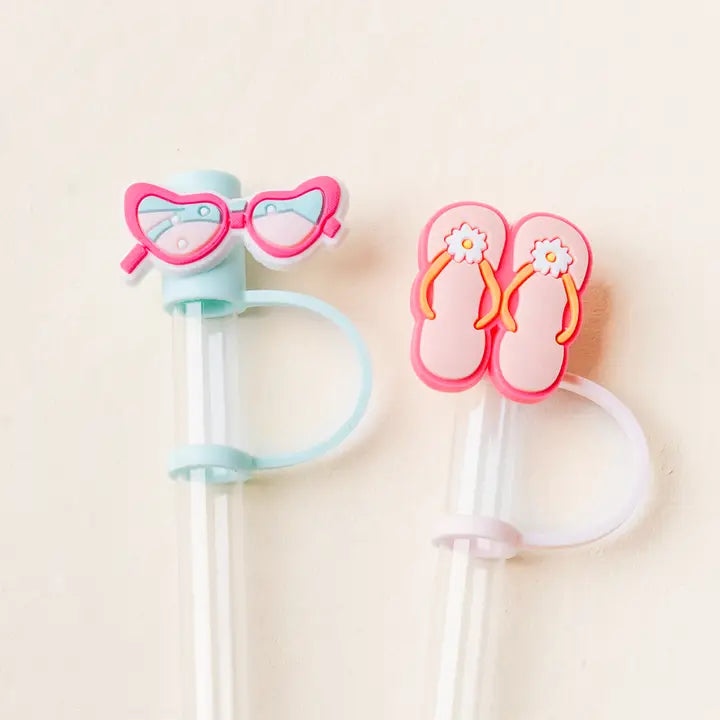 The Darling Effect Straw Topper Set-Sunny Style
