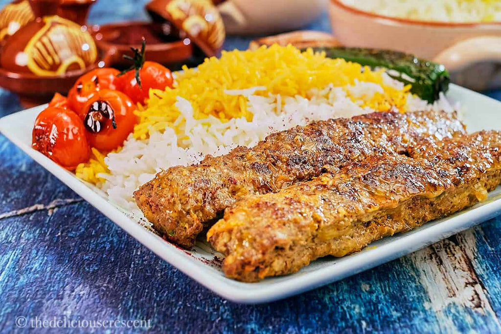 Saffron Rice with Kobideh