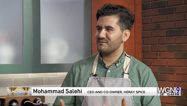 Mohammad on Chicago WGN cooking saffron rice