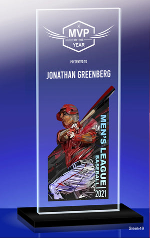 Sleek Clear Acrylic On Base - G&W Awards by Allogram South