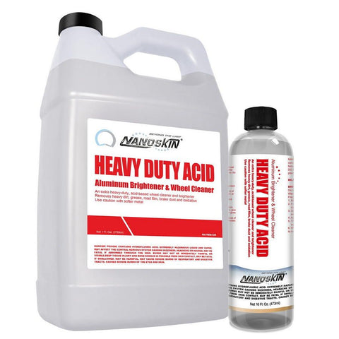 HEAVY DUTY ACID Aluminum Brightener & Wheel Cleaner 4:1 – NANOSKIN Car Care  Products