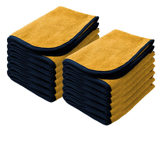 Relentless Drive 3 Pack - Neighbors Envy XL Microfiber Towels - Extra Large 24 x 60 inch Auto Detailing Towels - Professional Quality