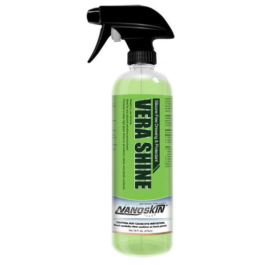 ZenaGloss high-gloss tire shine and silicone spray dressing.