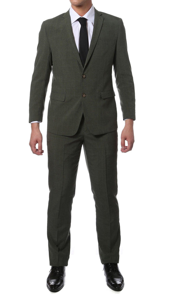 Charcoal Slim Fit Modern Men's 2 Piece Suit