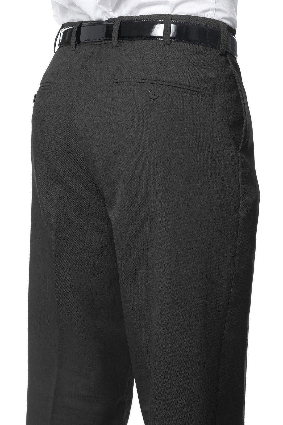 Dark Grey Wash & Wear Regular Fit Trouser – Diners Pakistan