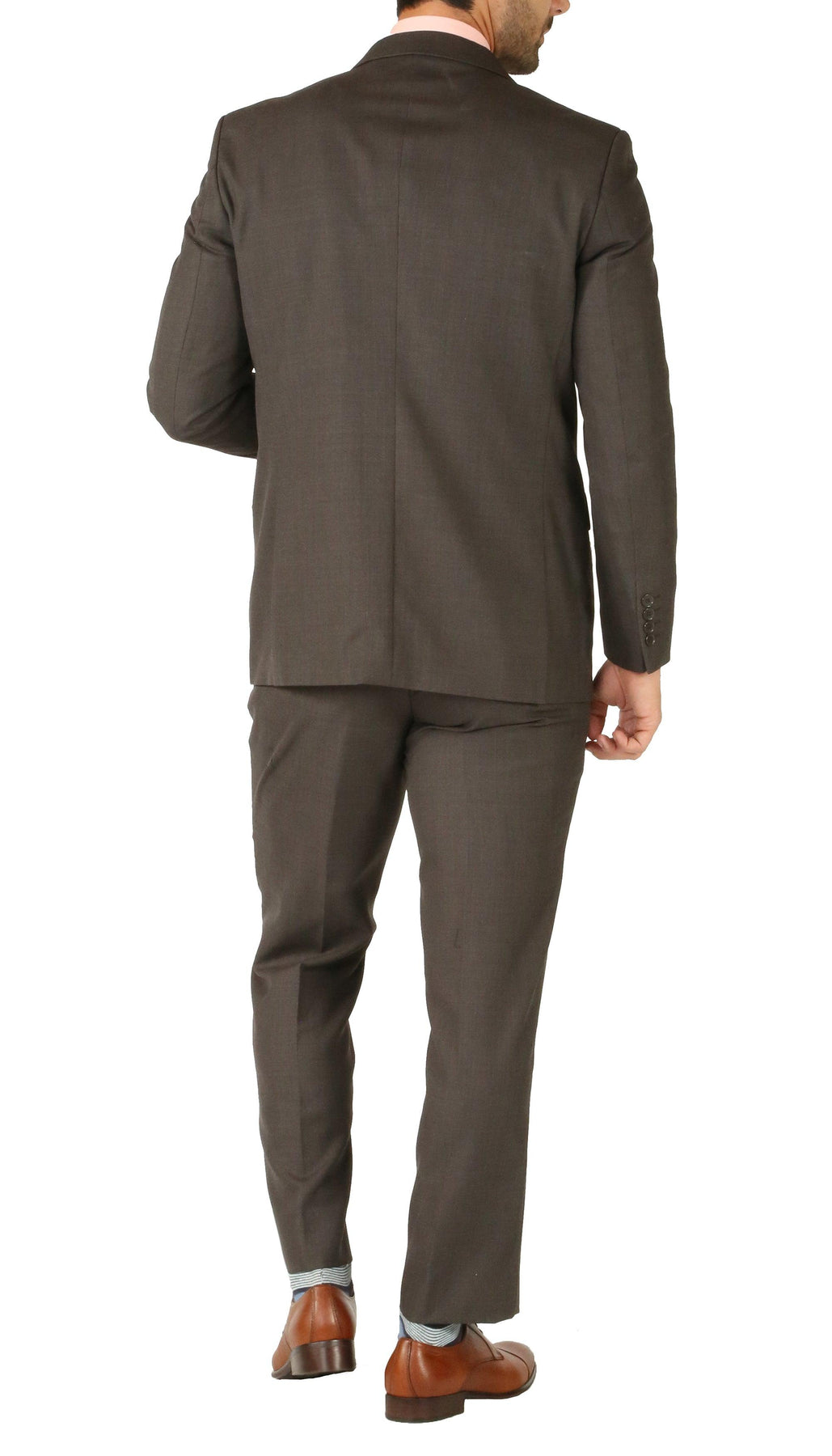 Rod Premium Grey Wool 2pc Stain Resistant Traveler Suit - w 2