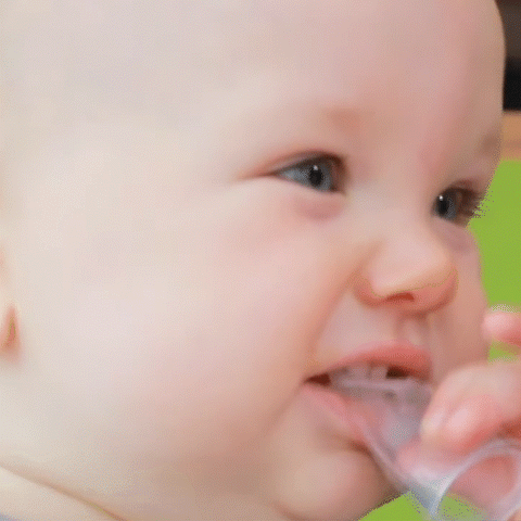 Brosse à dents en silicone  souple pour bébé