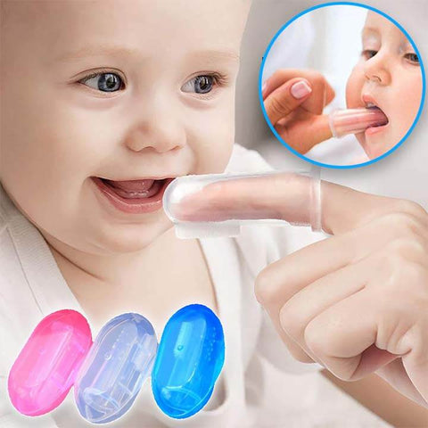 Brosse à dent en silicone douce pour bébé