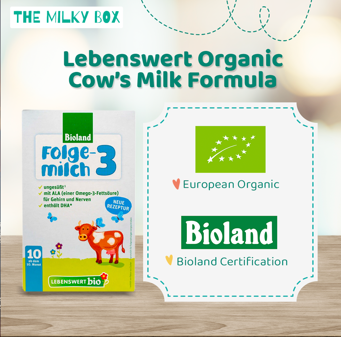 Lebenswert Organic Cow’s Milk Formula