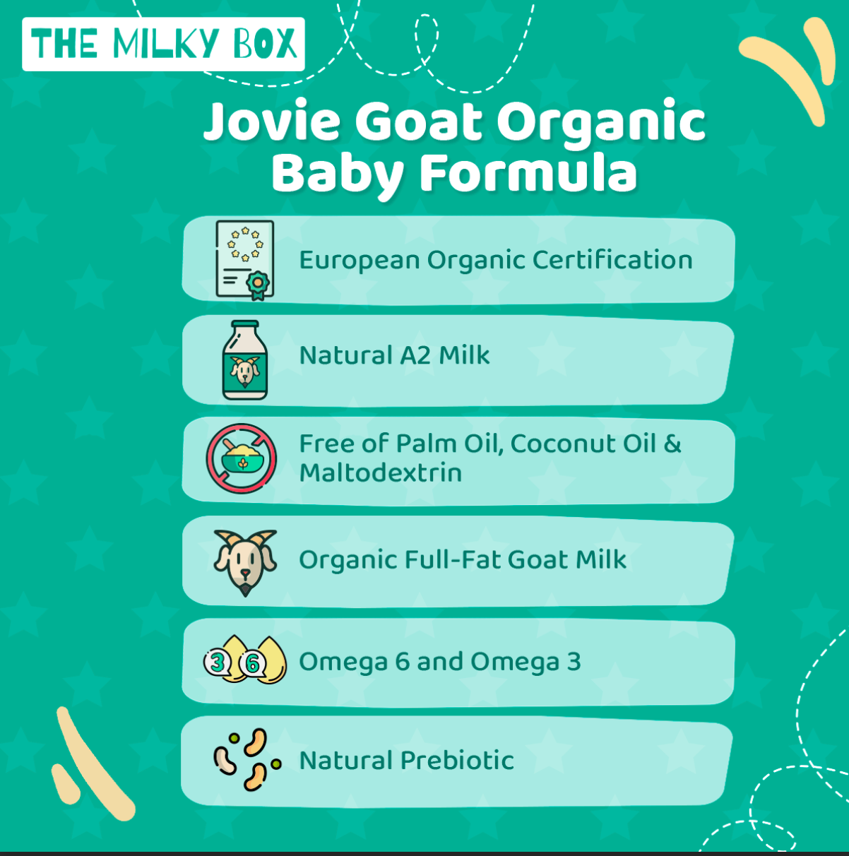 Jovie Goat Organic infant milk – Jovie products