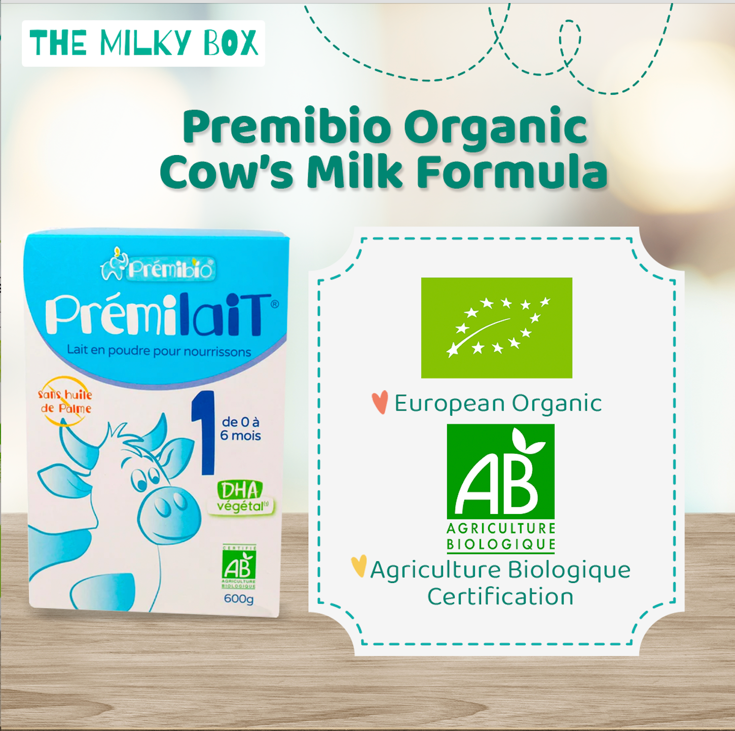 Premibio Organic Cow’s Milk Formula