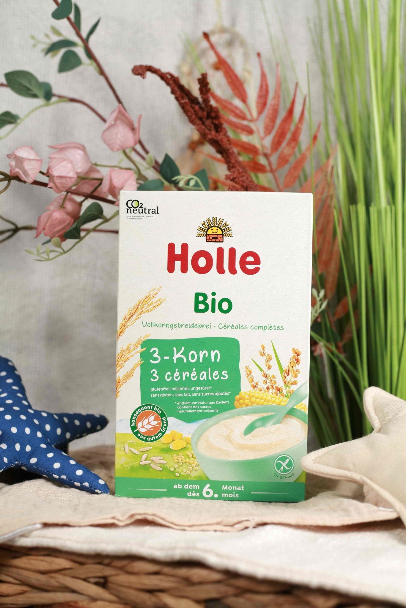 Holle® Organic 3-Grain Porridge 6+ Months (250g)