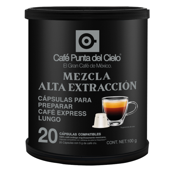 20 Cápsulas compatibles Express Lungo Mezcla Alta Extracción – Café Punta  del Cielo