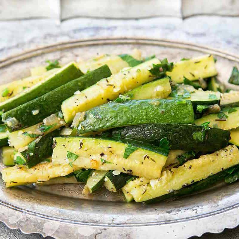 Roast Zucchini With Thyme