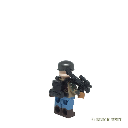 US Army WW2 101st Airborne Paratrooper Battle Brick Custom Minifigure