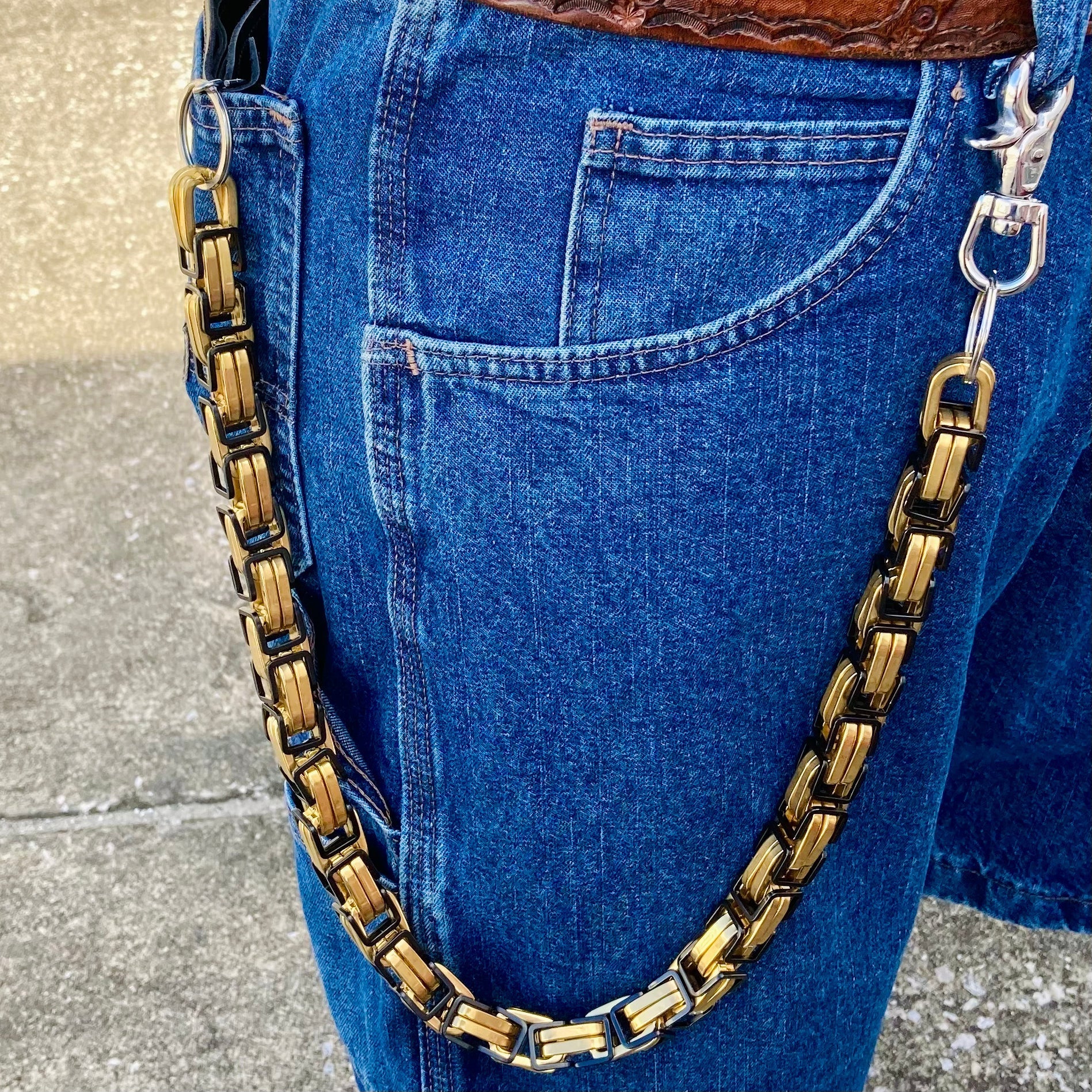 u003cJieda×久遠別注\u003e WIDE WALLET CHAIN ウォレット