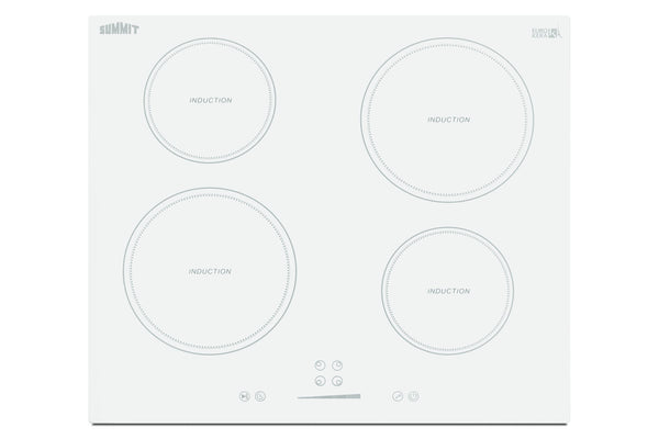 Summit SINC2B115 12 in. Wide 115V 2-Zone Induction Cooktop