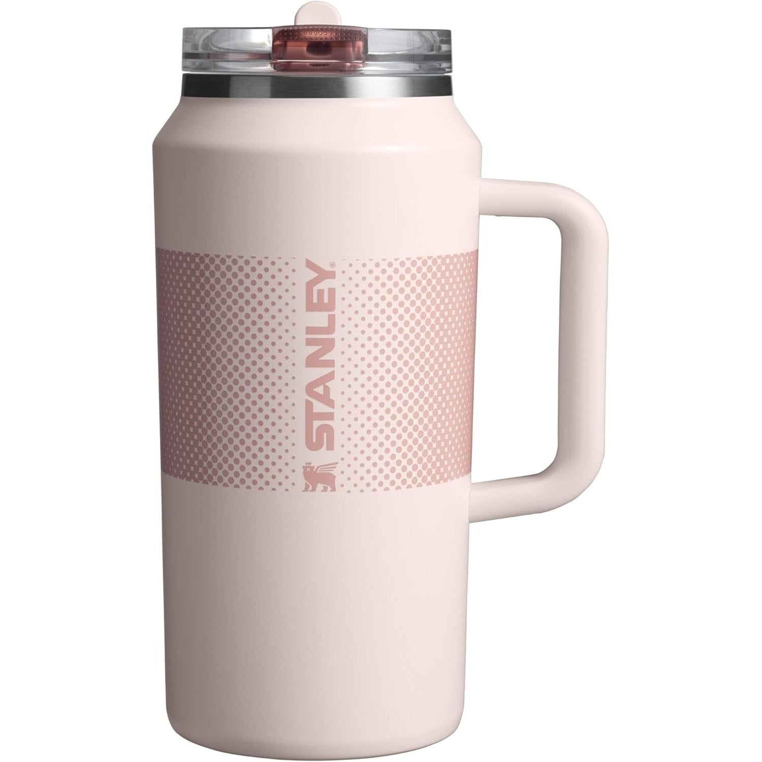 Stanley Quencher ProTour Flip Straw Tumbler with Leakproof Lid 30 oz | Built-In Straw & Handle | Cupholder Compatible for Travel | Insulated Stainless Steel Cup | BPA-Free | Rose Quartz
