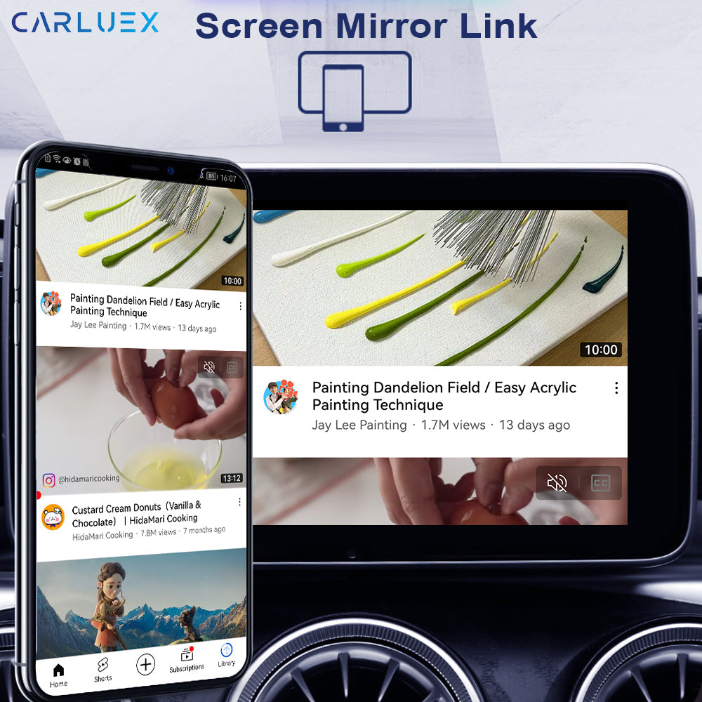 CARLUEX GO Wireless CarPlay/Android Auto Adapter Apple & Android Auto AI Box