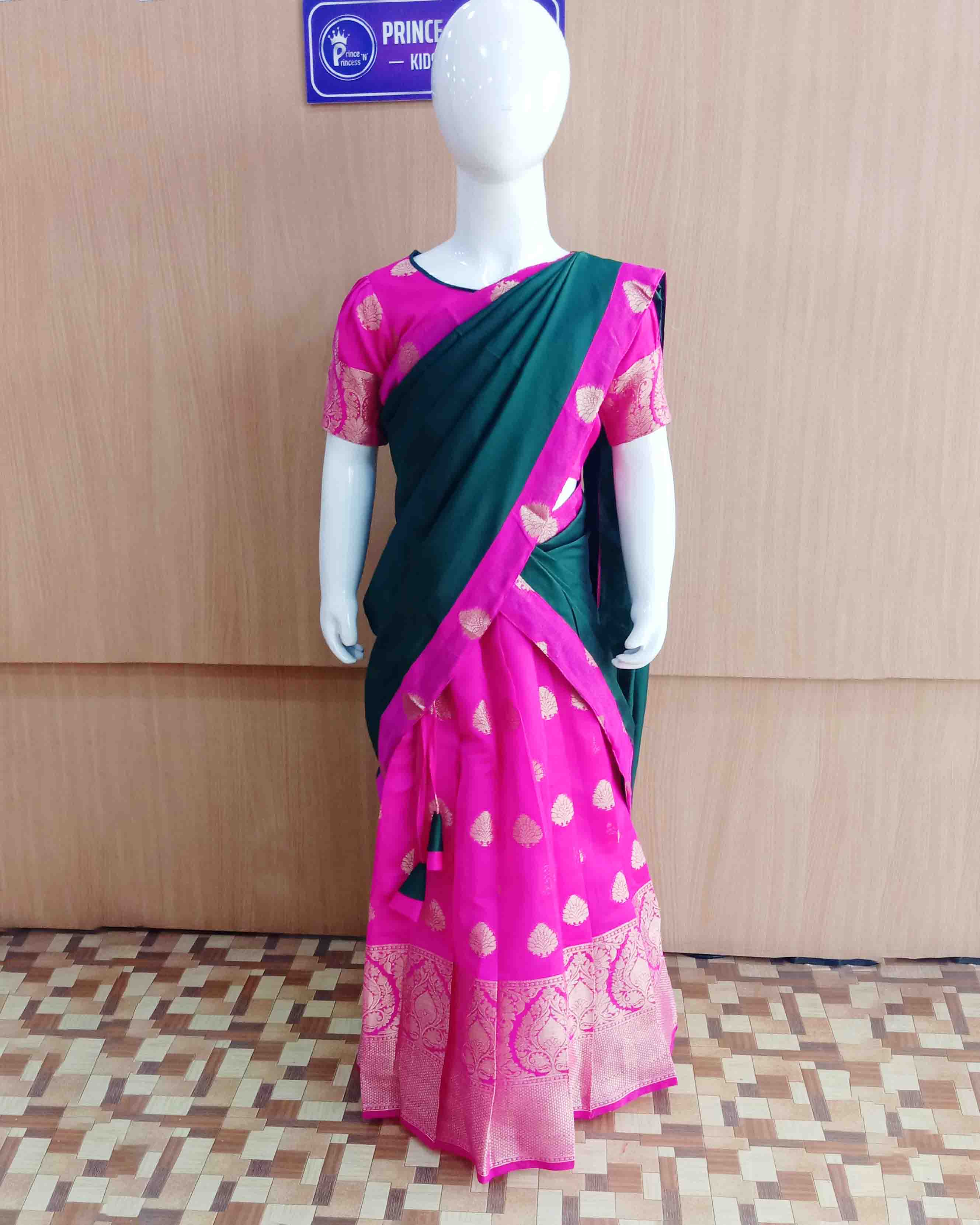 Traditional Latest South Indian Kids Half Saree