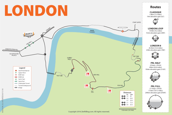 Zwift route london