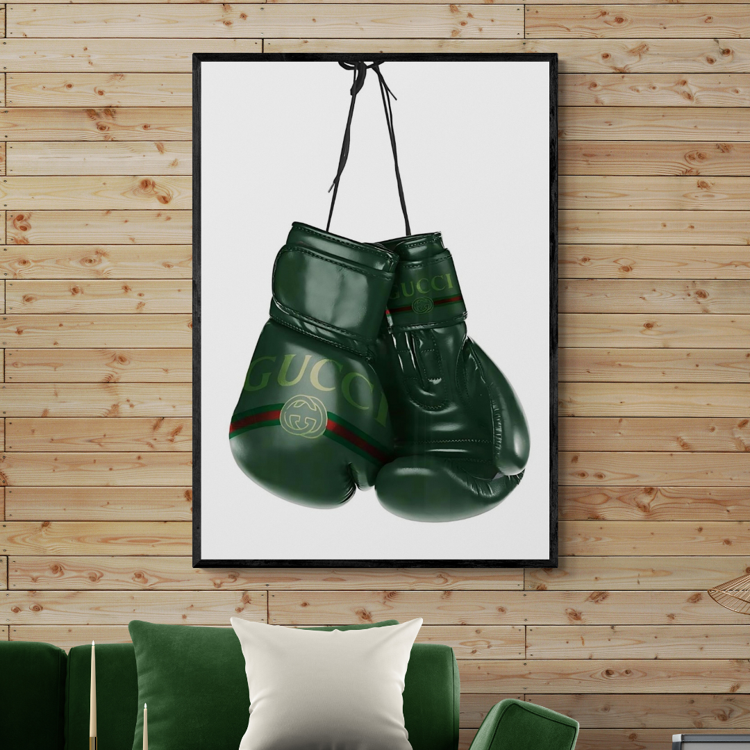 LV Boxing Gloves' fashion art - Explore our Modern Pop Art Collection!