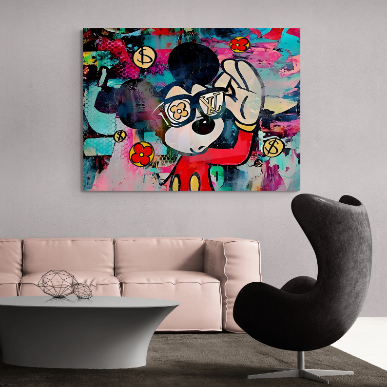 L v picture  Modern wall art canvas, Pop art canvas, Fashion