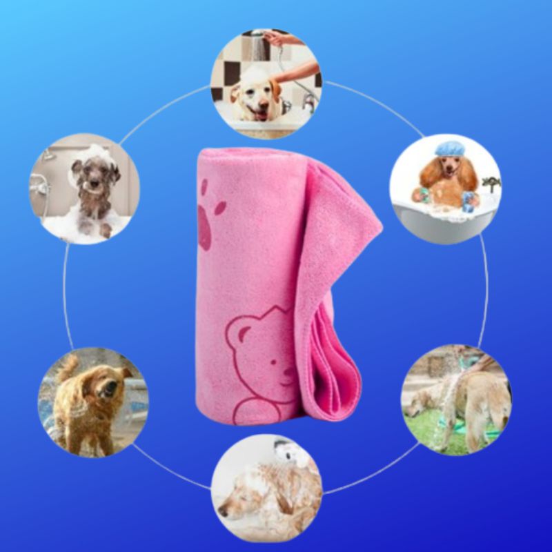 Serviette imprimée pour Chiens | PawTowel™ - Le Canin Pro