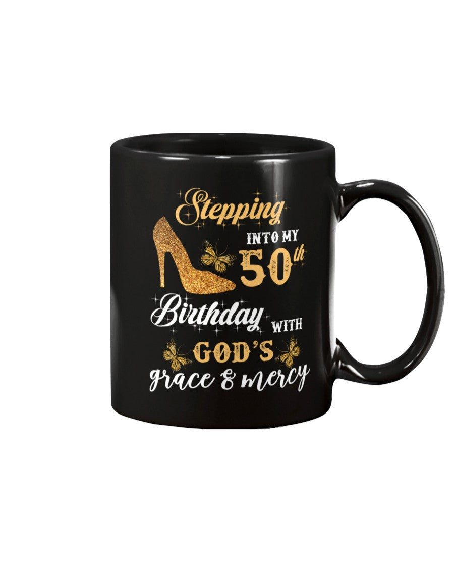 Stepping In To My 50th Birthday Mug