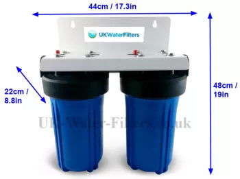 larger whole house softener dimensions