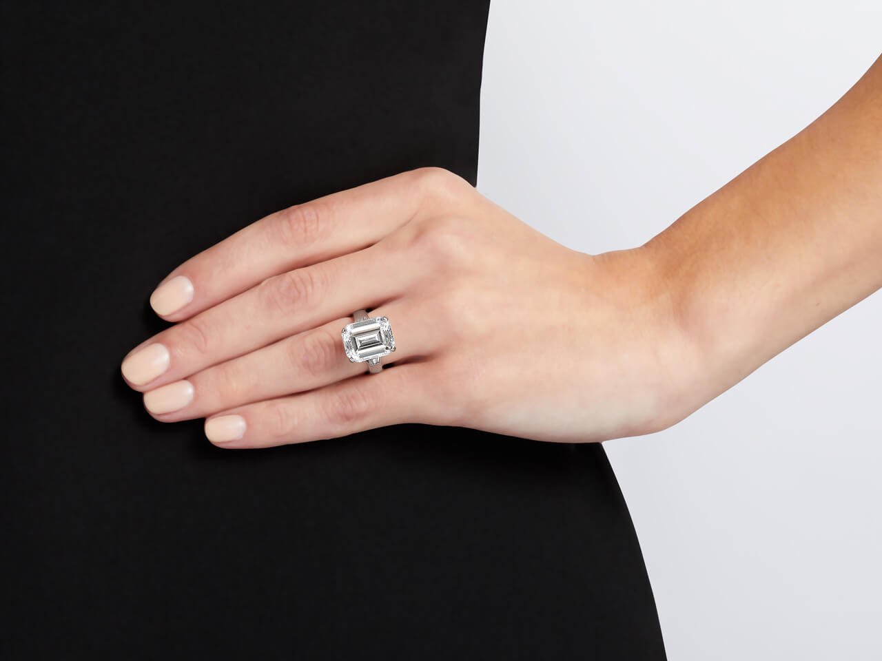 Harry Winston Emerald Cut Diamond Ring, 4.33 Carat F #516473 – Beladora