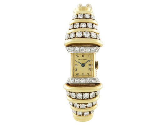 Van Cleef & Arpels 'Alhambra' Diamond Watch in 18K R #515314 – Beladora