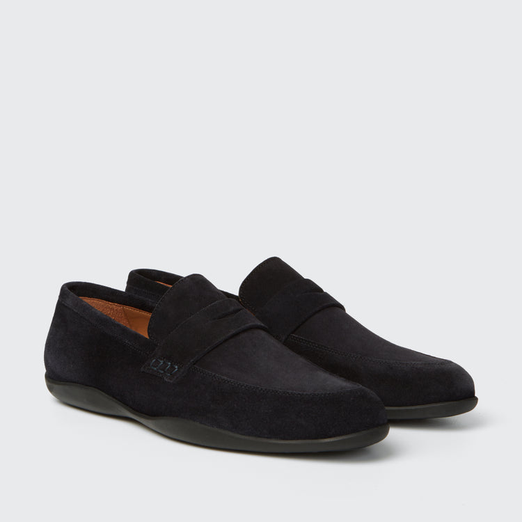 Downing G Velvet Suede Navy - Harrys London - gallery - 2