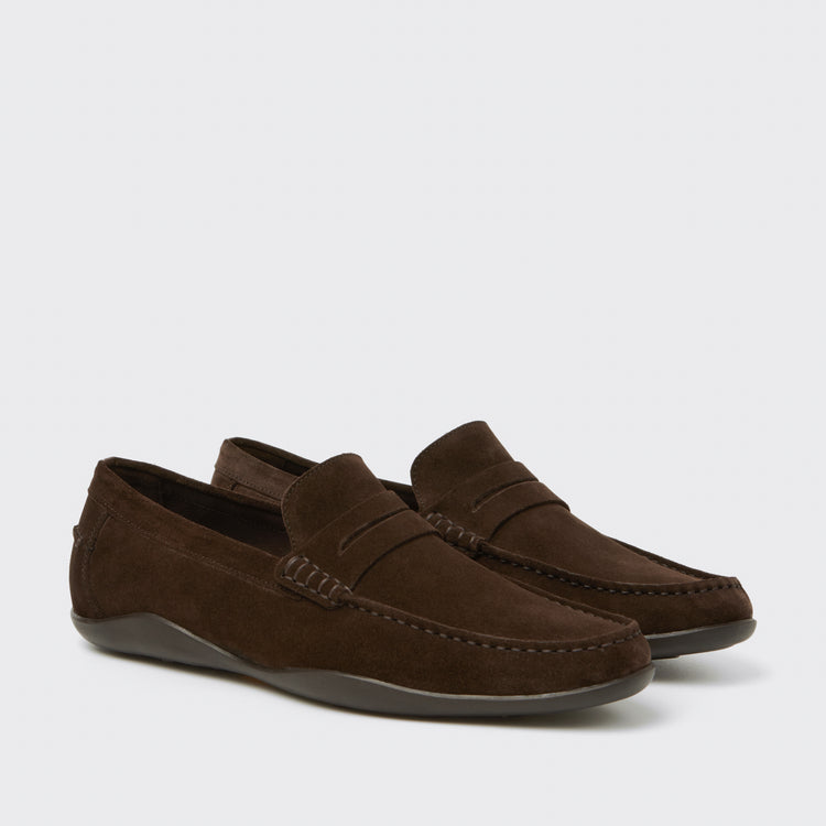 Basel G Full-Grain Suede Dark Brown - Harrys London - gallery - 2