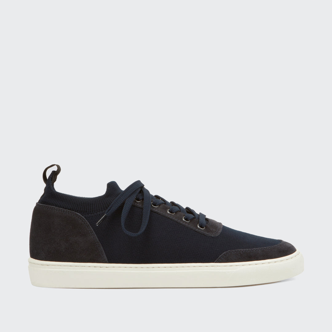 Mack Suede/Cotton Knit Navy - Harrys London - product thumbnail