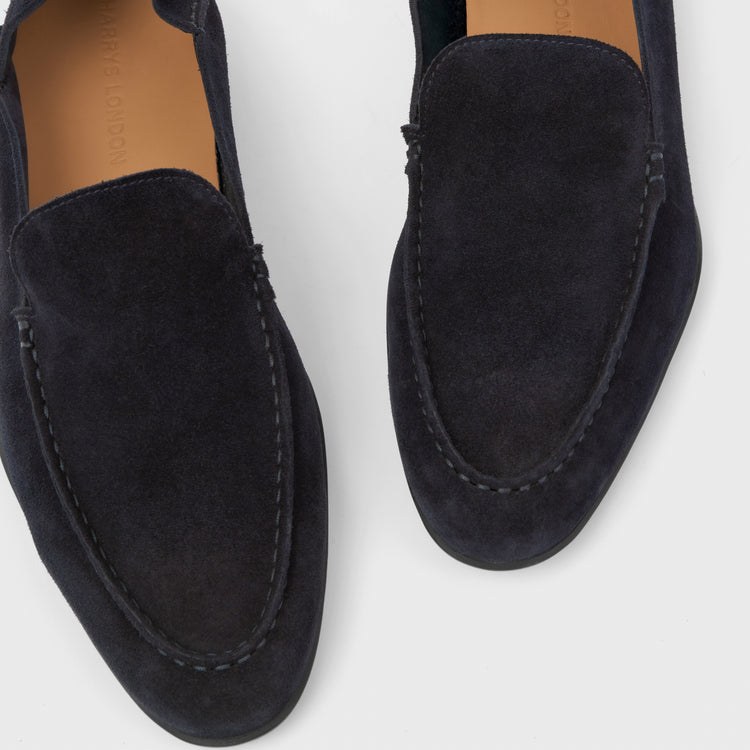 Pierre Collapsible Suede Midnight - Harrys London - product thumbnail - look