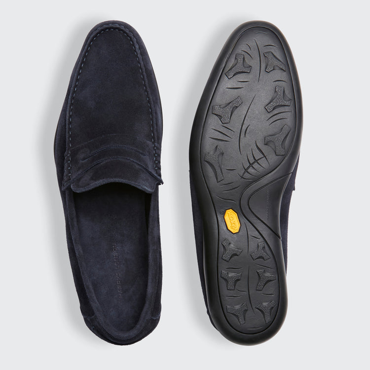 Basel F Kudu Suede Midnight - Harrys London - product thumbnail - look