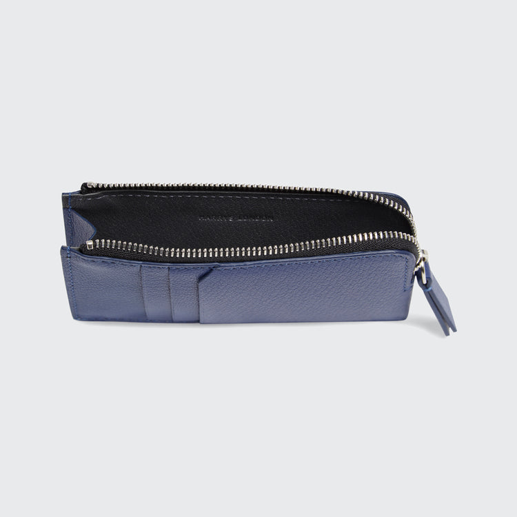 Zipped Card holder Navy - Harrys London - gallery - 2