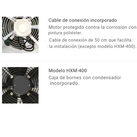 Extractor de aire semi industrial para muro HXM-300 S&P – Tienda online S&P  Chile