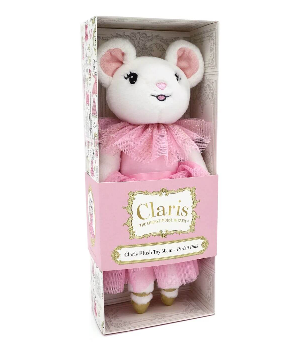 Claris the Chicest Mouse in Paris - 12" Pink Plush Toy