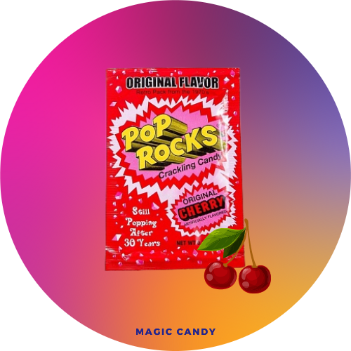 Pop Rocks Bubble gum (sucre pétillant) – Magic Candy