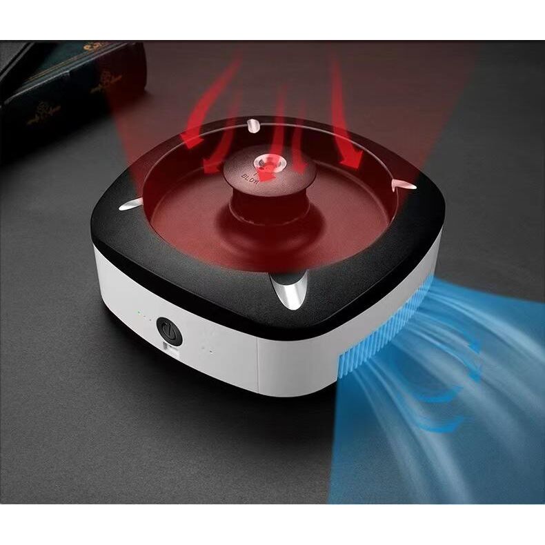 SmartCoolous 3-in-1 Multifunction Ashtray Smokeless Portable with Filter  Smoke Gripper Ashtray Odor Eliminator Air Purifying USB Rechargeable Smart  Ashtray : : Home & Kitchen