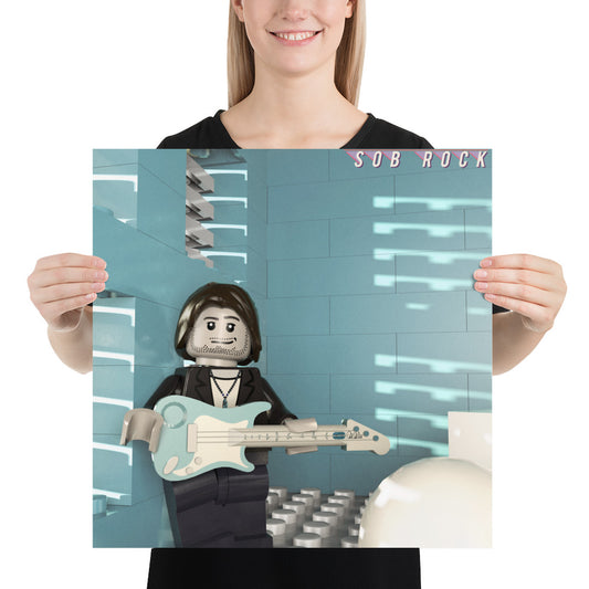 Weezer - Weezer (Blue Album) Lego Parody Poster – LoveSickStudio